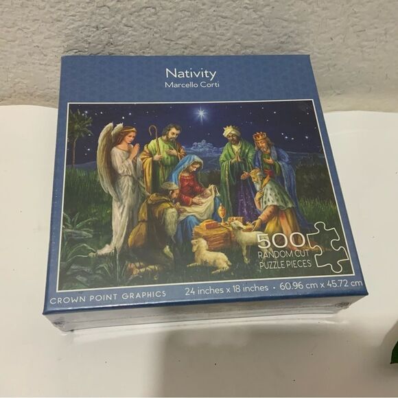 nativity Other - "Nativity"  Marcello Corti 500 pcs. puzzle Brand New  And Sealed Poster Included